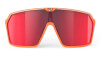 Okulary rowerowe Spinshield mandarin fade coral matte Multilaser red Rudy Project