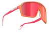 Okulary rowerowe Spinshield mandarin fade coral matte Multilaser red Rudy Project