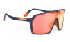 Okulary rowerowe Spinshield blue navy matte Multilaser orange Rudy Project