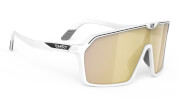 Okulary rowerowe Spinshield white matte Multilaser gold Rudy Project