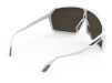 Okulary rowerowe Spinshield white matte Multilaser gold Rudy Project