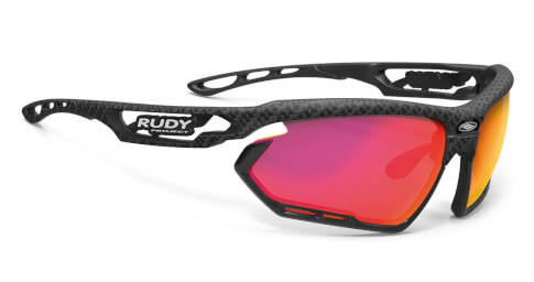 Okulary rowerowe Fotonyk carbonium/bumpers black Multilaser red Rudy Project