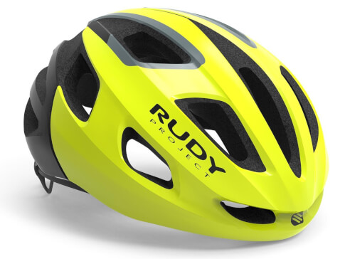 Kask szosowy Strym yellow fluo shiny Rudy Project