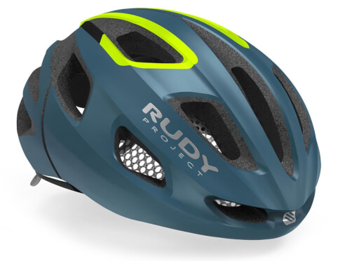 Kask szosowy Strym pacific blue yellow fluo matte Rudy Project