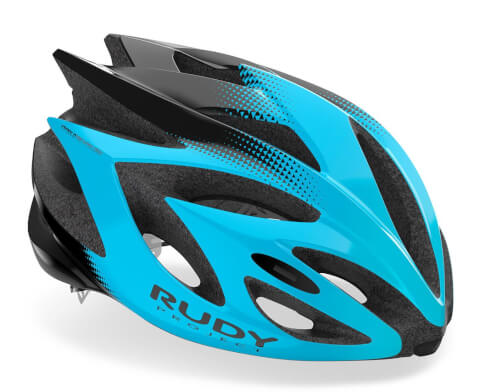 Kask rowerowy Rush azur-black shiny Rudy Project