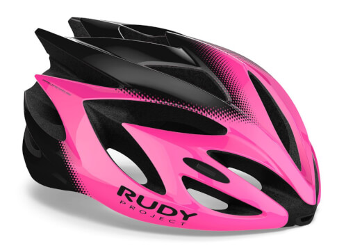 Kask rowerowy Rush pink fluo-black shiny Rudy Project