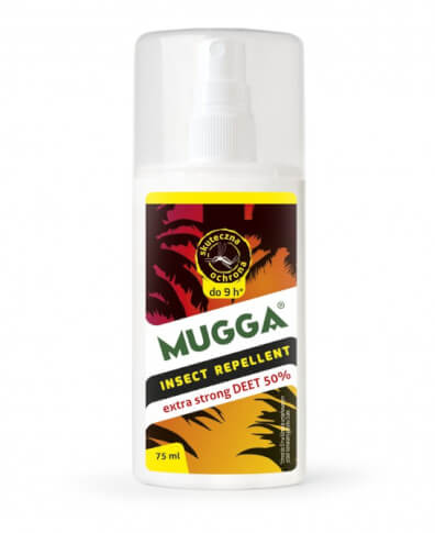 Środek na komary i inne owady Spray Deet 50% 75ml Mugga