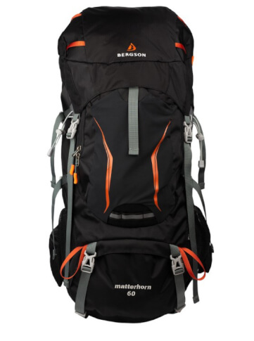 Plecak turystyczny Matterhorn 60 black Bergson