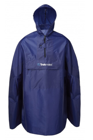 Poncho przeciwdeszczowe turystyczne Pak Poncho blue Trekmates