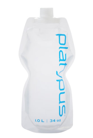 Turystyczna butelka na wodę SoftBottle 1L closure cap platy logo Platypus