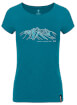 Damska koszulka trekkingowa Corrine W T-shirt SS teal mountains Zajo