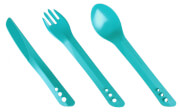 Sztućce turystyczne Ellipse Cutlery Set teal Lifeventure