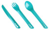 Sztućce turystyczne Ellipse Cutlery Set teal Lifeventure