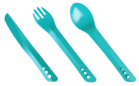 Sztućce turystyczne Ellipse Cutlery Set teal Lifeventure