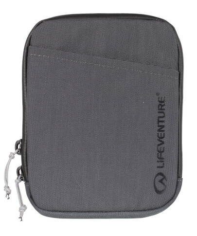 Saszetka turystyczna na szyję RFID Travel Neck Pouch Recycled grey Lifeventure