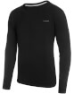 Męska koszulka trekkingowa Longsleeve Teres Bamboo Man czarna Viking