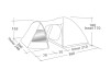 Namiot dla 4 osób Blazar 400 steel blue Easy Camp