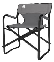 Kompaktowe krzesło turystyczne Deck Chair steel grey Coleman