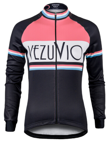 Bluza rowerowa damska Nero Vezuvio