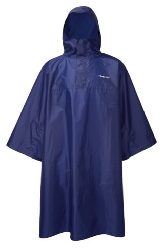 Poncho przeciwdeszczowe turystyczne Deluxe Poncho blue Trekmates