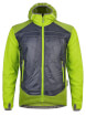 Techniczna kurtka hybrydowa DEVE Milo lime green / dark grey