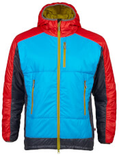 Męska kurtka puchowa primaloft Maho Milo blue sky / red race / titanium grey