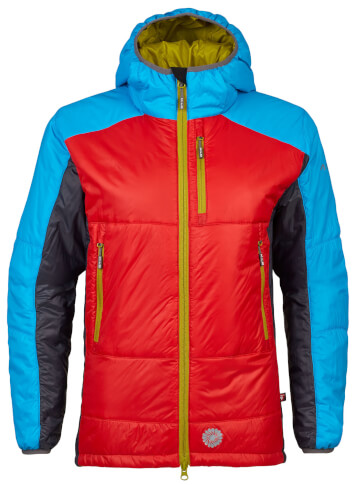 Damska kurtka puchowa primaloft Maho Lady Milo red race / blue sky / titanium grey