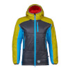 Damska kurtka puchowa primaloft Maho Lady titanium grey/mirabelle/blue sky Milo