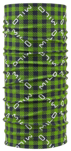 Chusta wielofunkcyjna Scarf Milo green / black
