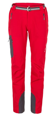 Spodnie w góry VINO Milo red / grey