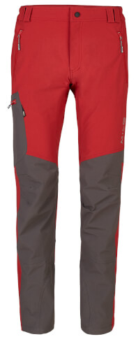 Spodnie w góry VINO Milo dark red / grey