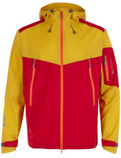 Kurtka trekkingowa Zacate Milo mustard yellow / red race