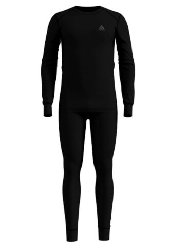 Komplet męskiej bielizny termoaktywnej Active Warm Set black Odlo