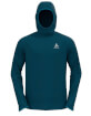 Bluza techniczna z kapturem Hoody midlayer Millennium turkus Odlo