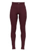 Damskie legginsy termoaktywne Active Warm Eco bordowe Odlo