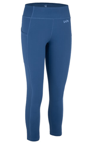 Leginsy trekkingowe Manali W 7/8 Tights navy Zajo