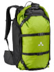 Turystyczny plecak rowerowy Trailpack 27L black/green VAUDE