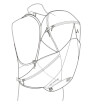 Trekkingowy plecak rowerowy Trail Spacer 18L iron VAUDE