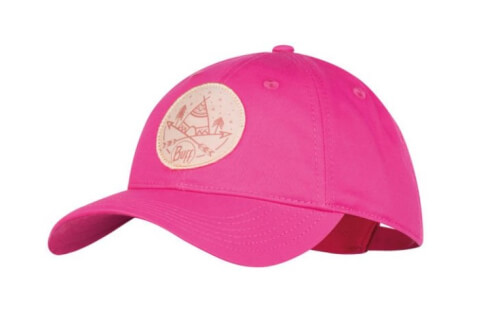 Dziecięca czapka turystyczna Baseball Cap Kids solid fuchsia Buff