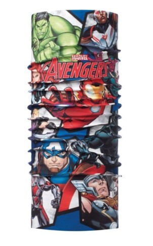 Dziecięca chusta wielofunkcyjna Junior Original Ecostretch Avengers Time Multi Buff