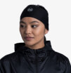 Turystyczna opaska na głowę Coolnet UV Wide Headband solid black Buff