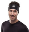 Turystyczna opaska na głowę Coolnet UV Wide Headband solid black Buff