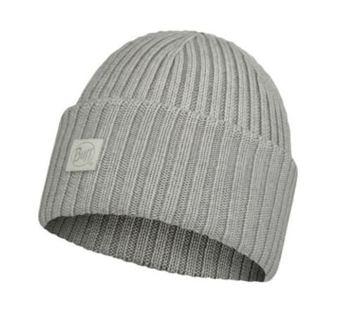 Zimowa czapka outdoorowa Merino Wool Hat Ervin light grey Buff