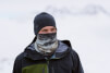 Komin polarowy Reversible Polar hollow khaki black fleece Buff