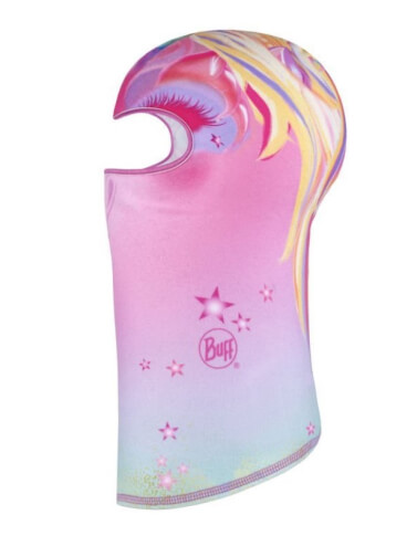 Dziecięca kominiarka sportowa Junior Polar Balaclava unicorn pink white Buff