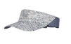 Daszek do biegania Visor patterned silver grey HTR Buff