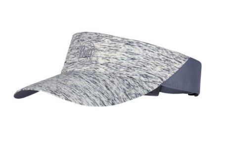 Daszek do biegania Visor patterned silver grey HTR Buff