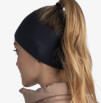 Opaska na głowę do biegania Tech Headband solid grey Buff