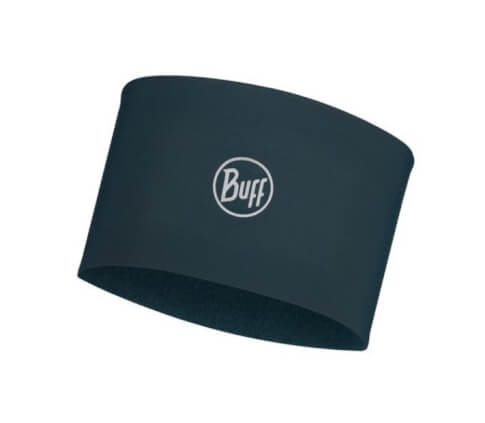 Opaska na głowę do biegania Tech Headband solid grey Buff