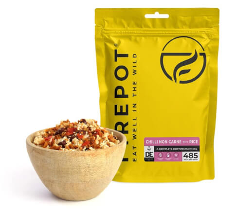 Posiłek Chili non carne z ryżem XL 800g Firepot